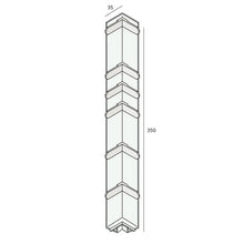 Afbeelding in Gallery-weergave laden, Uitwendig hoekstuk 350mm Keralit dakrand