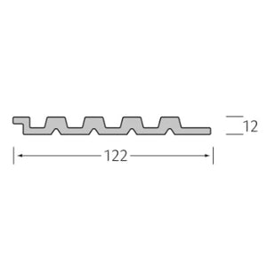 Linerio wandpaneel S 115mm