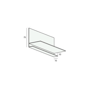 Afdekgevellijst 10mm