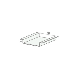 Verholen ondergoot 120mm